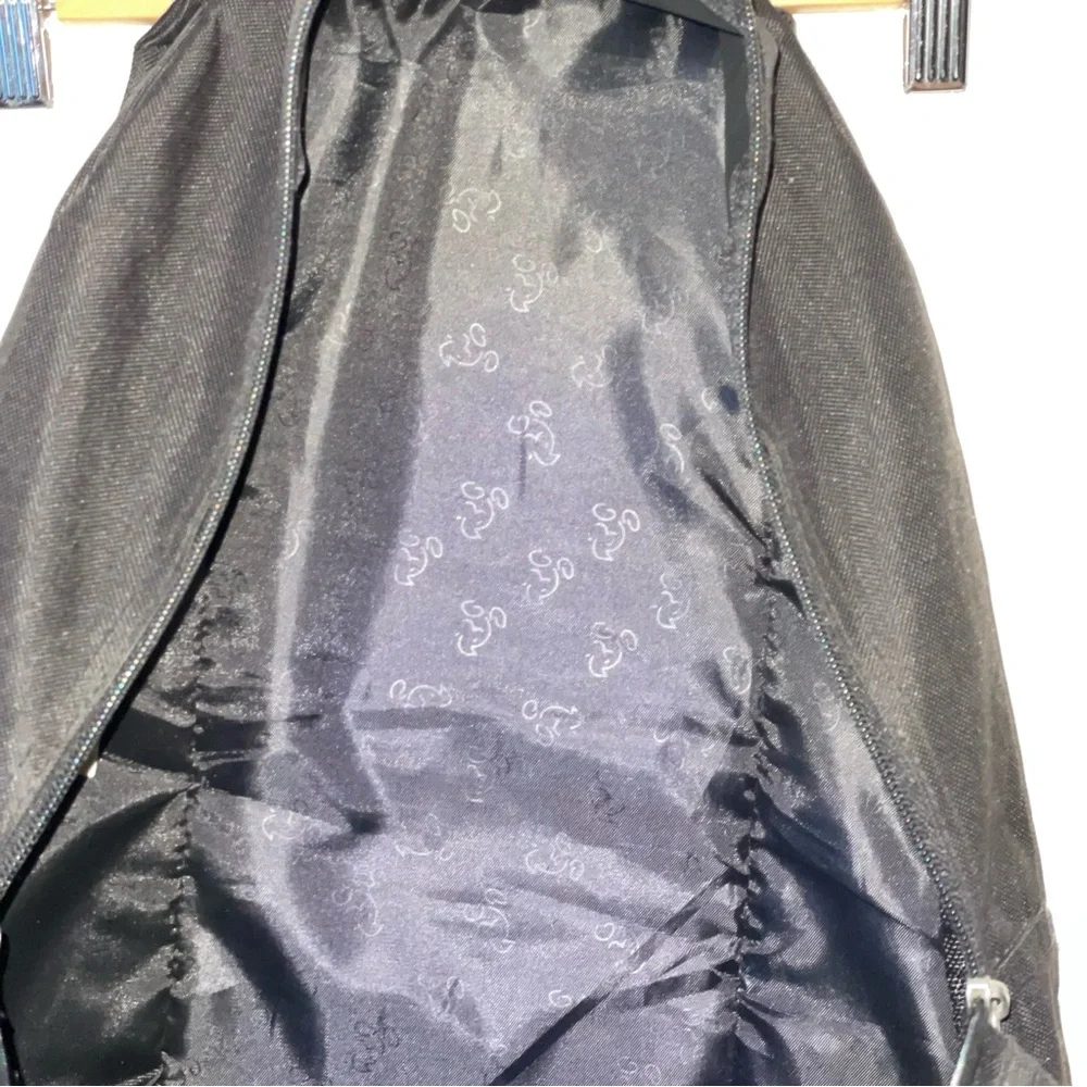 Disney Parks Disneyland Resort Black Collection Full Size Backpack Silver Micky